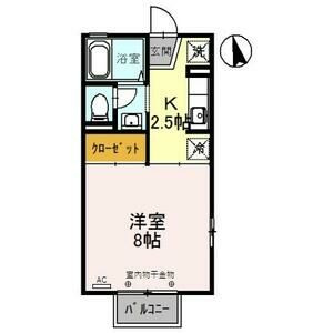 シングルコート田園の間取り