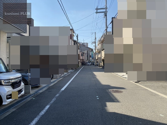 大阪市城東区今福西1丁目の前面道路含む現地写真