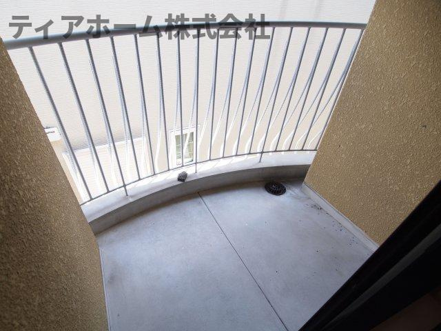 大和高田市大字礒野のタウンのバルコニー|広々としたバルコニーです