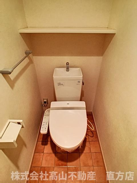 直方市大字感田の賃貸マンションのトイレ
