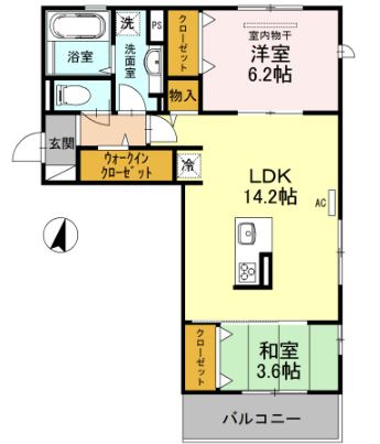 【間取り】 | リ：エストⅡ