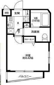 【間取り】 | プレールドゥーク東中野 