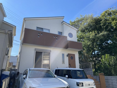 【外観】 | 大津市下阪本6丁目40-46　中古戸建 | 可愛らしいお家です！駐車場は2台止められます！