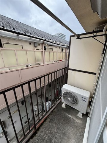 ヴィラ谷原のバルコニー