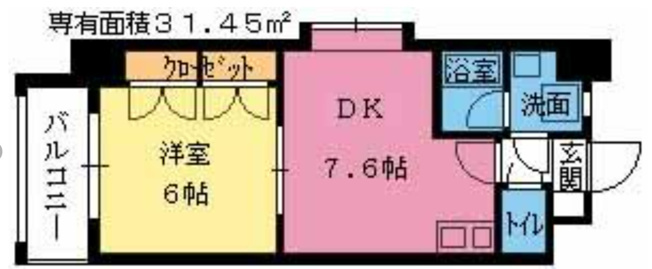 【間取り】 | 仲介手数料半額！HPに初期費用掲載「プライスホーム」で検索！コンドミニアムステーションサイド博多