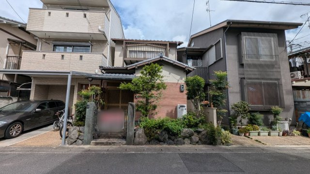 嵯峨野南浦町の前面道路含む現地写真