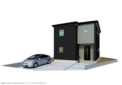 【外観パース】 | リーブルガーデン防府市田島第１１（１号棟） | 完成予想図です。