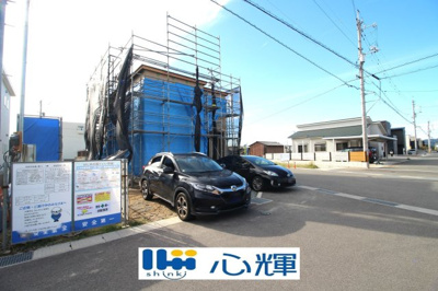 【前面道路含む現地写真】 | リーブルガーデン防府市田島第１１（１号棟） | 現地（2024年10月30日撮影）