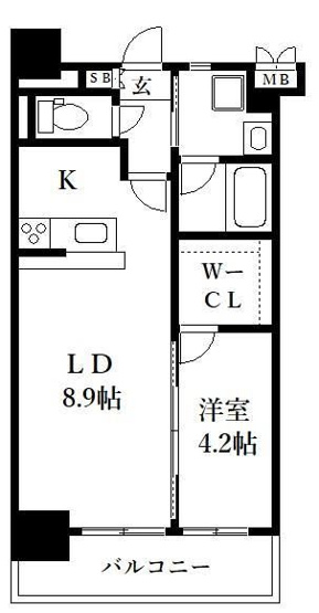 【間取り】 | 仲介手数料半額！HPに初期費用掲載「プライスホーム」で検索！サヴォイ グランデヴィル
