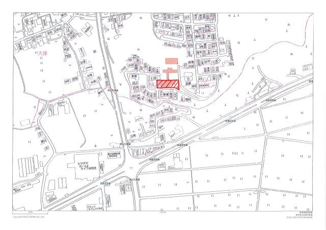 【地図】 | 大津分譲地