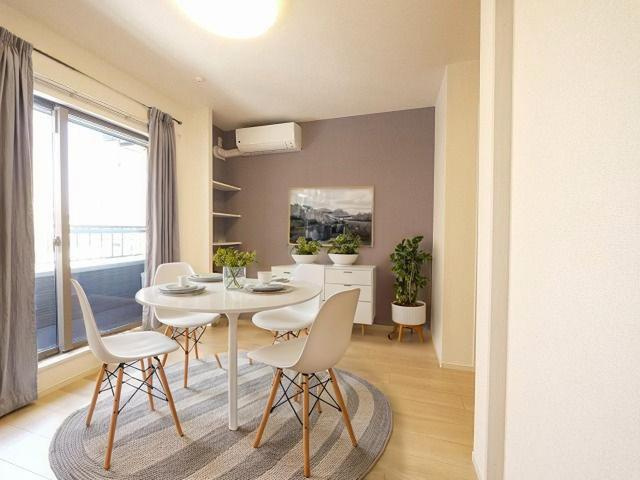 アザレアツインズの居間・リビング|CGで家具等を配置したもので家具等は含まれません