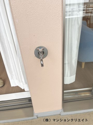 シンフォニアガーデン福井のバルコニー|バルコニーには水栓が付いています