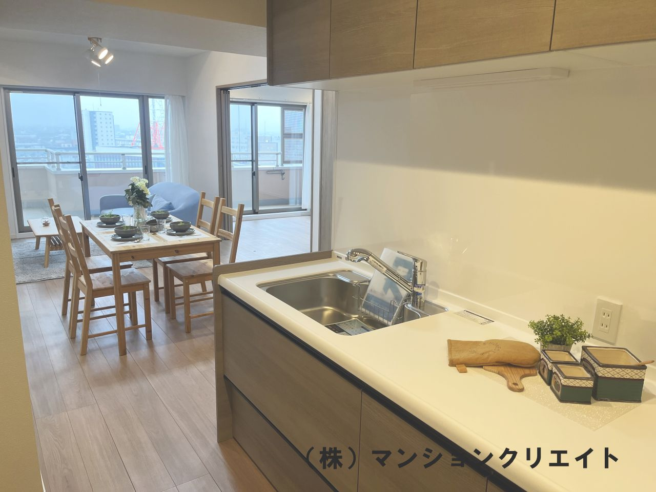 シンフォニアガーデン福井のキッチン|システムキッチンです