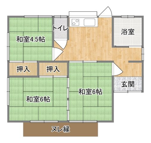 小宅廣戸建Ⅲの間取り