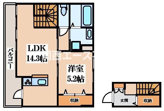 【間取り】 | フォレストメゾン南鴻池
