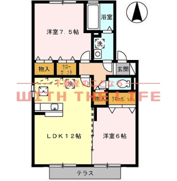アンシャンテ【キャッシュバック対象】の間取り