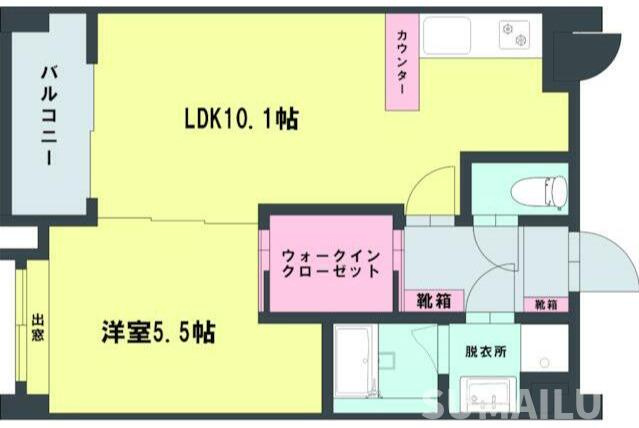 メイン白山の間取り