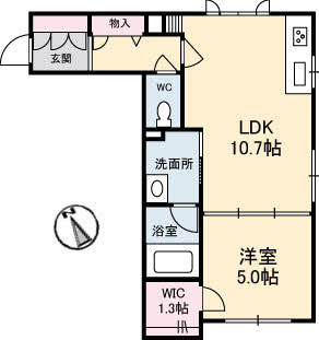 シャーメゾン ソアヴィータの間取り