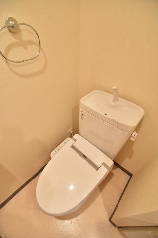 大阪市城東区中央２丁目の賃貸マンションのトイレ