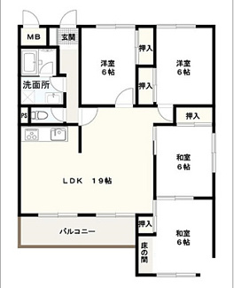 【間取り】 | パークハイム霞