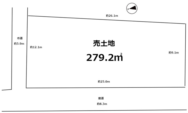 【土地図】 | 川越市大字府川　売地 AB区画