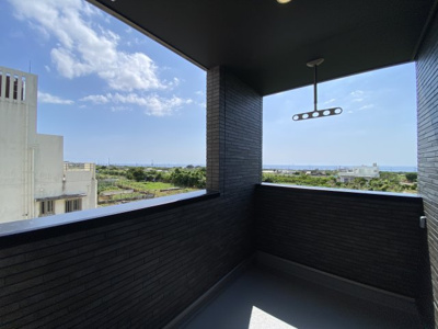 【バルコニー】 | 読谷村渡慶次2期（全3棟）ラスト3号棟 | 3号棟　オーシャンビュー♪バルコニー水栓付き♪