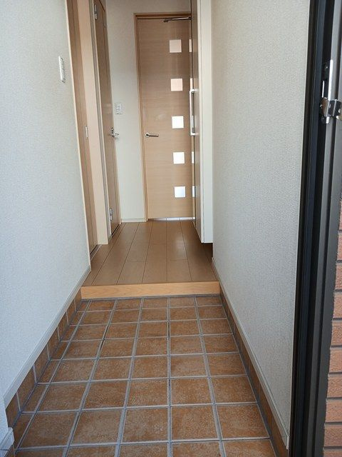 パレスハイムの玄関