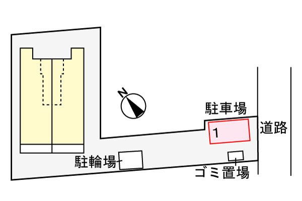 パレスハイムの区画図