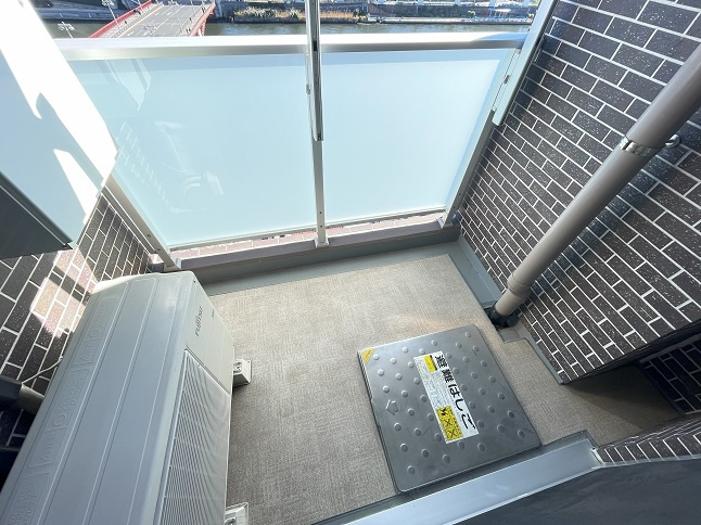 台東区雷門２丁目の賃貸マンションのバルコニー