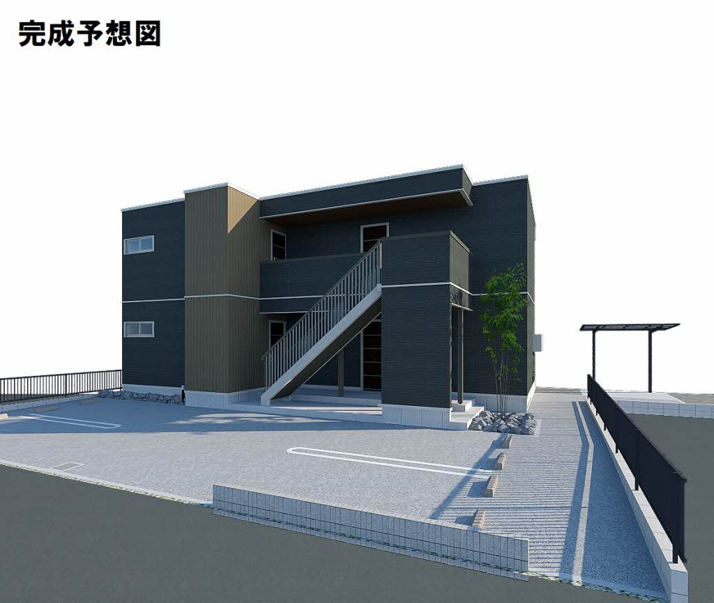 シャーメゾン街の灯の外観パース