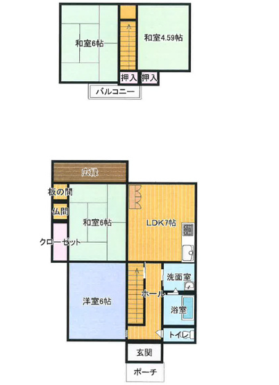 【間取り】 | K様粟戸建て