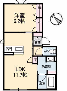 シャーメゾン奏の間取り