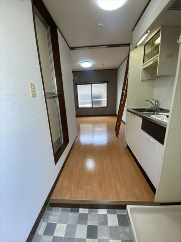 練馬区西大泉１丁目のアパートの玄関