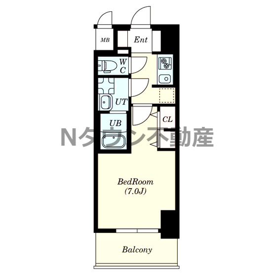 【間取り】 | S-RESIDENCE上飯田駅前 | 間取りです。