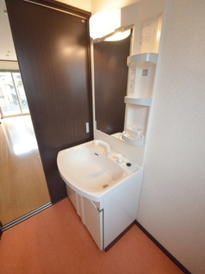 【独立洗面台】 | メゾン・アイ | 朝の身支度に便利なシャワー付き洗面台