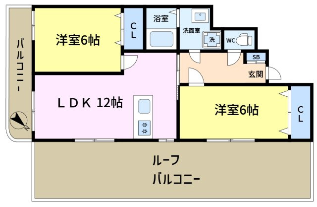 YKビル関口の間取り