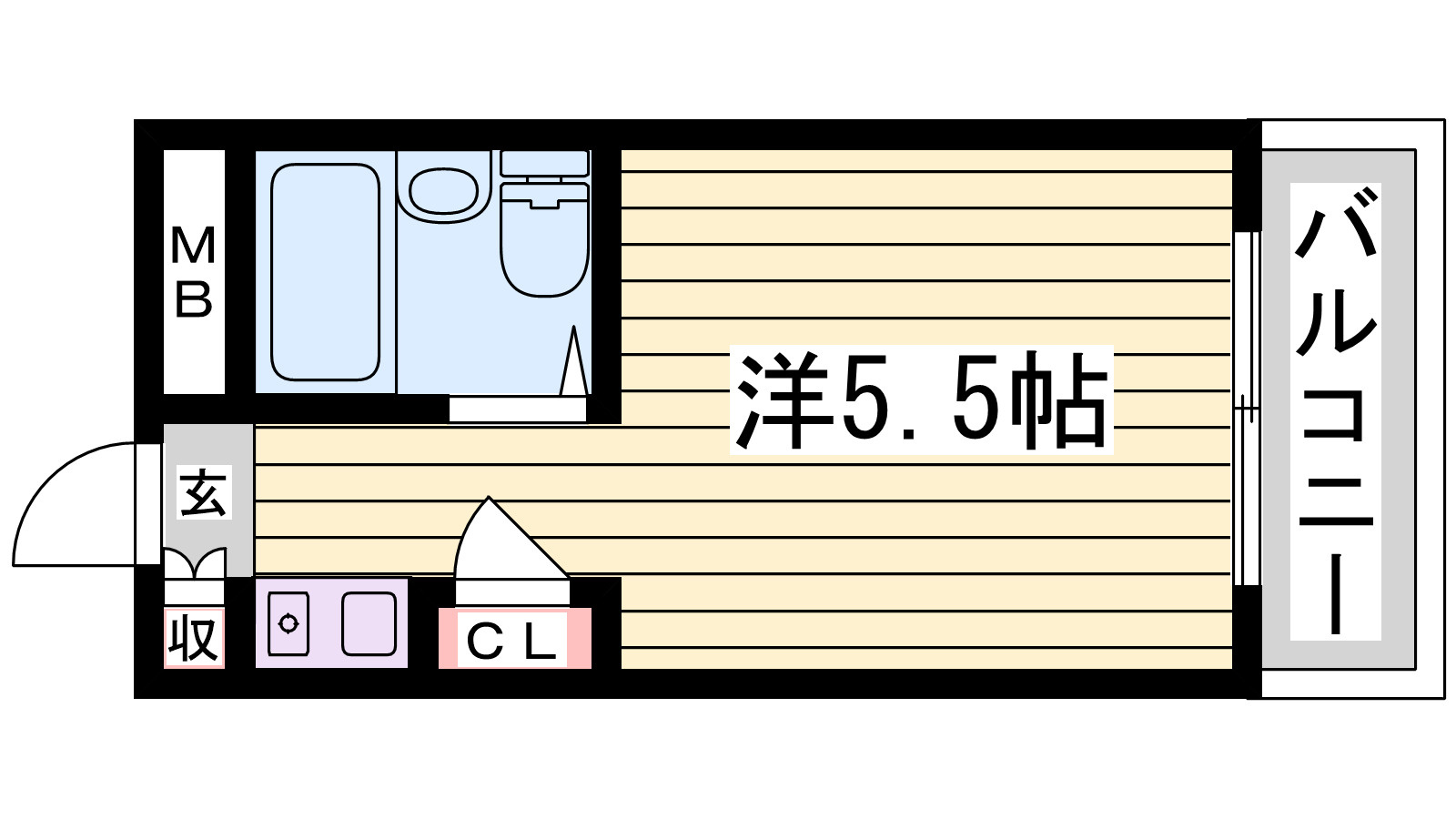 ビレッジ1の間取り