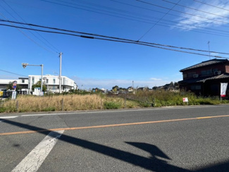 【前面道路含む現地写真】 | 川越市府川　建築条件なし売地　西武新宿線『本川越駅』バス16分　【山田小学区】
