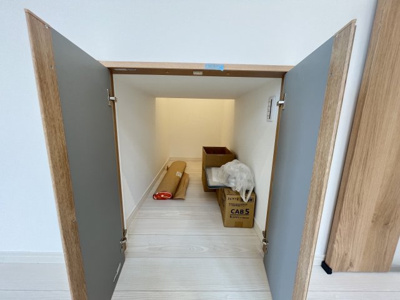 【収納】 | 読谷村渡慶次2期（全3棟）1号棟 | 1号棟　リビング収納付き♪