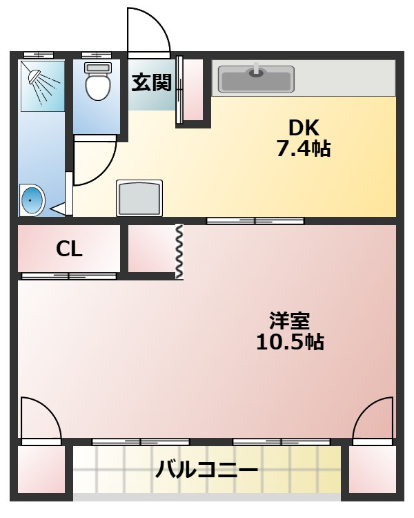 永楽マンションの間取り