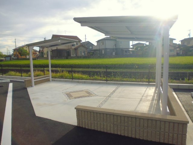 倉敷市福田町古新田のアパートのその他共用部分|駐輪場