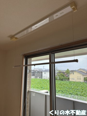 【内装】 | リバブル北高下B棟 | 室内物干しです