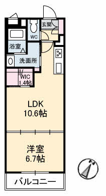 ベレオ グートの間取り