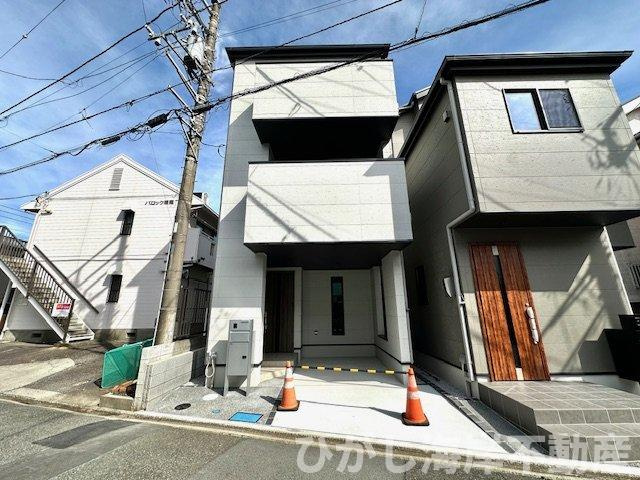 茅ヶ崎市若松町　新築戸建　全2棟の外観|現地外観　