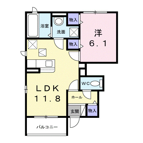 【間取り】 | ル・アーブル | 間取図