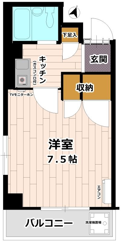 フルーレゾン神戸パートⅡの間取り