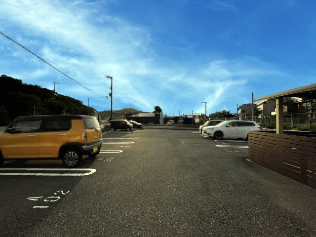 シャーメゾン・カルミア A棟の駐車場