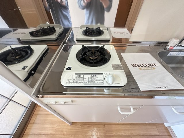 kanada A棟のキッチン