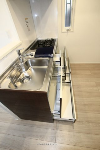 【キッチン】 | サイサリス | キッチンです
サイサリス102号室　2025年1月25日撮影