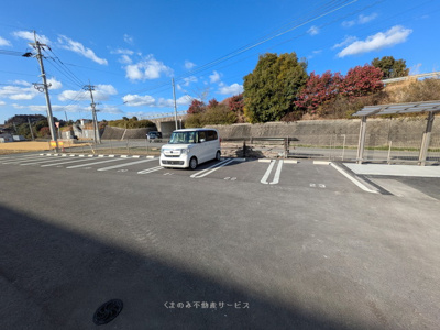 【駐車場】 | サイサリス | 駐車場完備です
サイサリス102号室　2025年1月25日撮影